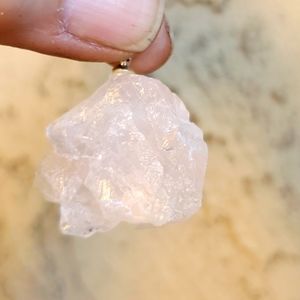 New Natural Rose Quartz Pendant.